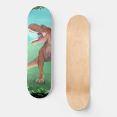 T-Rex Dinosaur Roars Plage Serviette Skateboard (Recto)