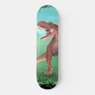 T-Rex Dinosaur Roars Plage Serviette Skateboard