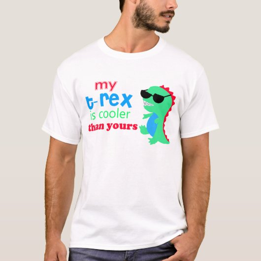 T-rex Dinosaur shirt trex (Voorkant)