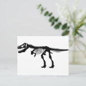T Rex Dinosaur Skeleton Briefkaart (Staand voorkant)