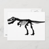 T Rex Dinosaur Skeleton Briefkaart (Voorkant / Achterkant)