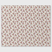 T-Rex Dinosaurs kerstcadeau inpakpapier (Vlak)