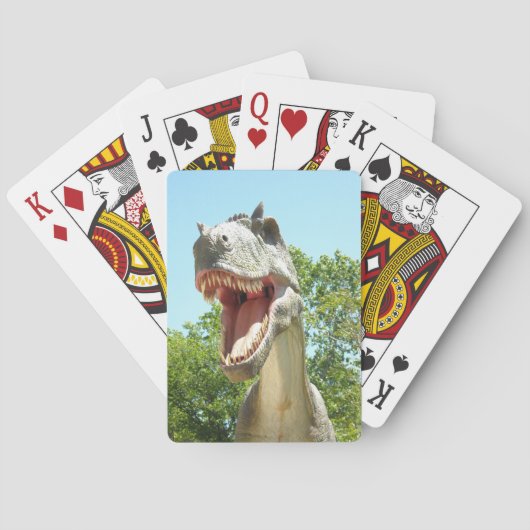 T-Rex Dinosaurs Pokerkaarten (Achterkant)