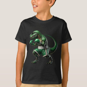 T-rex dinosaurus doet boksen bokser vechtsport t-shirt