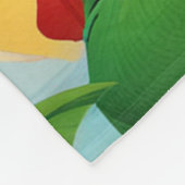 T-rex dinosaurus grappig fleece deken (Hoek)