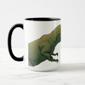 T-Rex Dinosaurus Koffie Eerst Dan Jaag Ik Mok (Links)