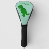 T Rex Dinosaurus Ontwerp Golfheadcover (Voorkant)