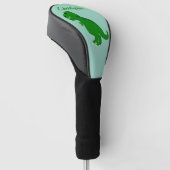 T Rex Dinosaurus Ontwerp Golfheadcover (Schuin)