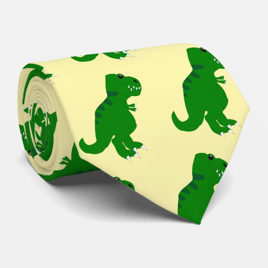 T-Rex dinosaurus ontwerp Stropdas (Opgerold)