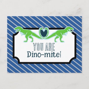 T-Rex dinosaurus School Valentijns Feestdagenkaart