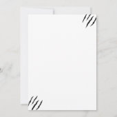 T Rex, Dinosaurus verjaardag, Kaart (Achterkant)