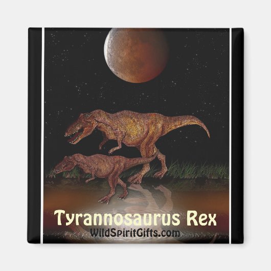 T-REX Dinosaurusmagneet Magneet (Voorkant)