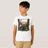 T-REX DINOSAURUSSEN, BOMEN & MAAN T-shirt Rex Shir (Voorkant volledig)