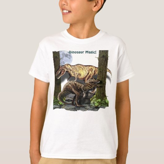 T-REX DINOSAURUSSEN, BOMEN & MAAN T-shirt Rex Shir (Voorkant)