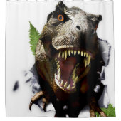 t rex douchetijd douchegordijn (Voorkant)