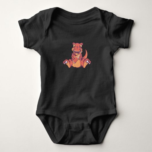 T-rex Drink bier Romper (Voorkant)