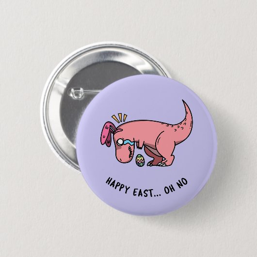 T-Rex Easter Struggle Button (Voorkant /achterkant)