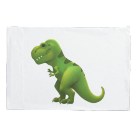 T-Rex - Emoji Kussensloop (Achterkant)