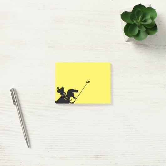 T-rex en bigfoot selfie post-it® notes (Kantoor)
