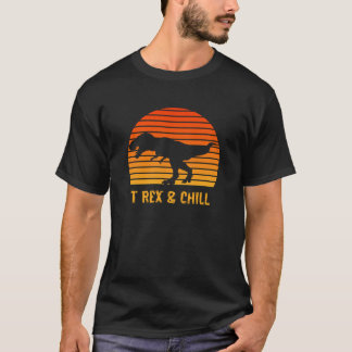 T-rex en chill t-shirt