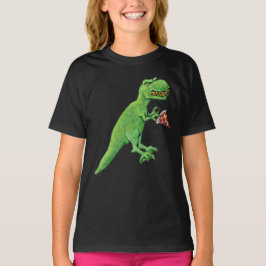 T-Rex en Pizza T-shirt
