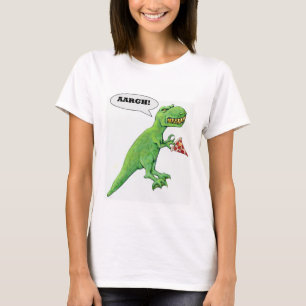 T-Rex en Pizza T-shirt