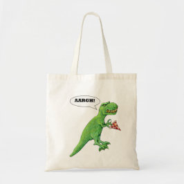T-Rex en Pizza Tote Bag