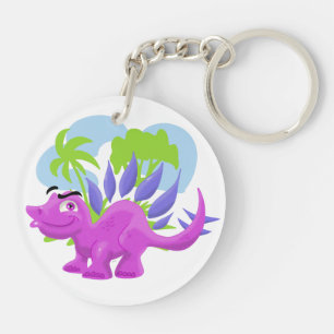 T-Rex en Stegosaurus Sleutelhanger