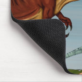 T-Rex en Velociraptor Muismat (Hoek)