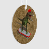 T-Rex faisant de la planche à roulettes (devant)