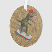 T-Rex faisant de la planche à roulettes (devant)