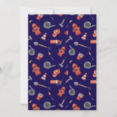 T Rex Fireman Invitation de fête du 2e anniversair (Dos)