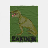 T-Rex Fleece Deken (Voorkant)