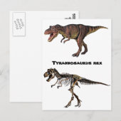 T-rex Flesh-n-Bone, Carte postale (Devant / Derrière)