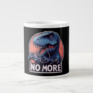 T-Rex Gamer Niet Meer Design Extra Grote Beker