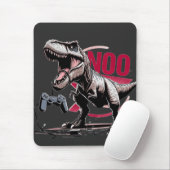 T-Rex Gamer Rage No More Design Muismat (Met muis)