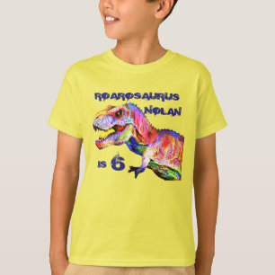 T-Rex gepersonaliseerd overdag T-T T-shirt