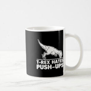 T-rex Haat Push-ups Grappige Fitness Workout Cool Koffiemok