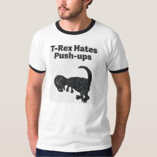 T-Rex haat Shirt met drukknop-Ups