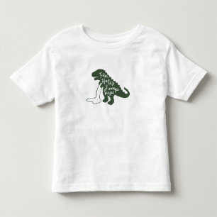 T-rex haat springtouw - Kies achtergrondkleur Kinder Shirts