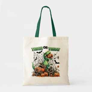 T-Rex Halloween Adventure Trick or treat Bag Tote Bag