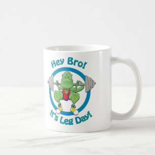 T-Rex. Hey Bro! Het is Beenendag! Koffiemok