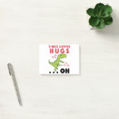 T-Rex houdt van Hugs Funny TRex Short Arms Meme Post-it® Notes (Kantoor)