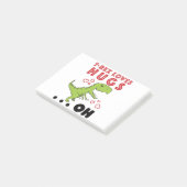 T-Rex houdt van Hugs Funny TRex Short Arms Meme Post-it® Notes (Schuin)