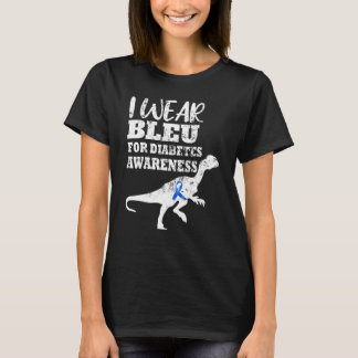 T REX I Draag blauw voor diabetes T-shirt