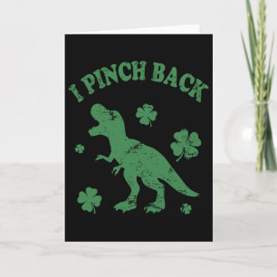 T-rex Ik Sla Kont Grappige St. Patrick's Dag Ik Kn Kaart