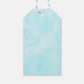 T-Rex in een Top Hat Cute Funny Valentijnsdag Cadeaulabel (Achterkant)