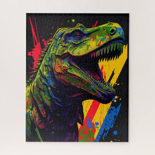 T Rex Jurassic Legpuzzel (Verticaal)