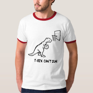 T-Rex kan niet dunk - Gepersonaliseerd T-shirt