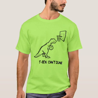 T-Rex kan niet dunk T-shirt